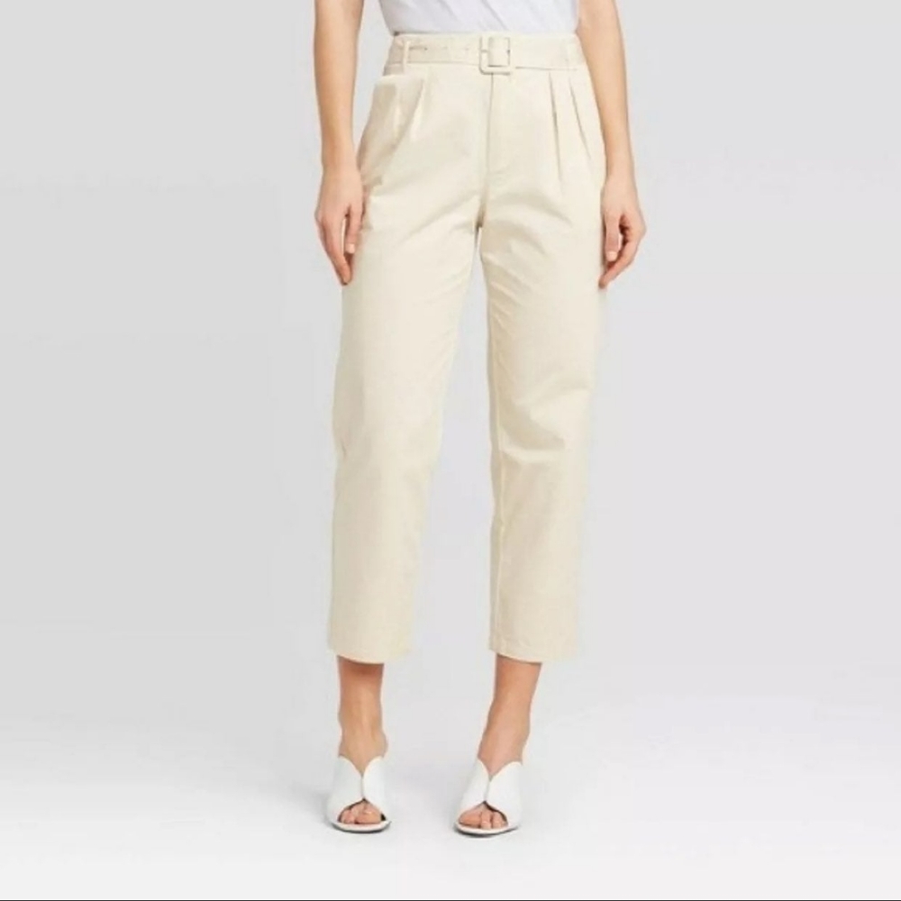 Who What Wear Tapered Leg Trousers 20W with Belt NWT